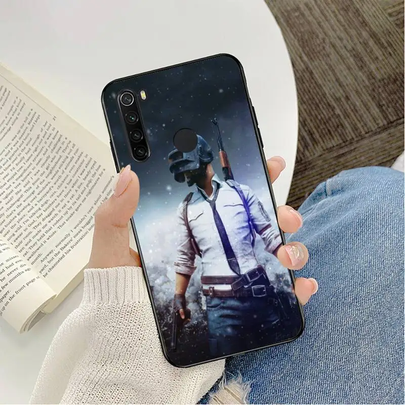 Pubg Phone Case For Redmi note 8Pro 8T 9 Redmi note 6pro 7 7A 6 6A 8 5plus note 9 pro case cases for xiaomi blue Cases For Xiaomi