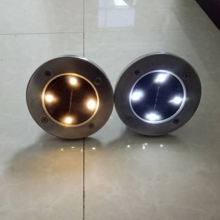 4LED Солнечный Подземный свет 4led Солнечный дисковый свет Amazon TV Shopping Product