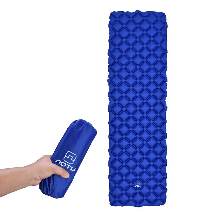 

Outdoor inflatable mattress camping beach Mountaineering Tent moistureproof explosive TPU air mattress customized AT6241