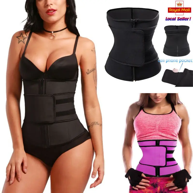 XXXL Plus Size Men Women Female Waist Trainer Cincher Trimmer Sweat Belt Gym Burn Fat Slim Body Shaper