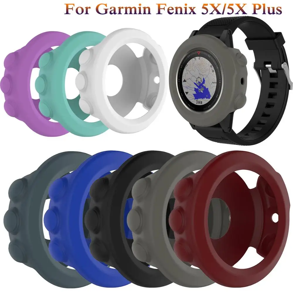 Силиконовый защитный чехол для Garmin Fenix 5X/ 5X Plus ремешки браслетов защита от пыли из