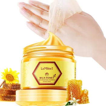 

110g Honey Hand Cream Mask Hand Wax Moisturizing Whitening Exfoliating Calluses Hand Film Hands Care Cream