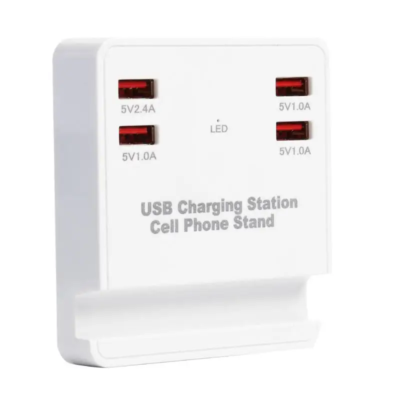 X2 Mini 4 порта USB быстрая зарядная станция Настольный Мульти USB телефон планшет зарядная док-станция адаптер для iPhone samsung huawei US Plug