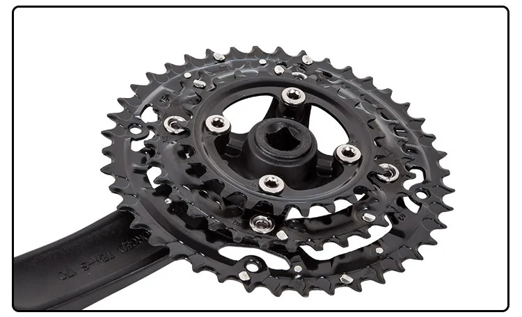 

Taiwan prowheel Ho League Ten-601 Crankset 10's Mountain Bike Crankset Crank Bicycle Parts Accessories