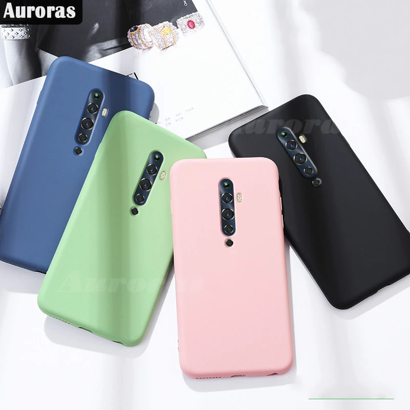 Чехол для телефона Auroras OPPO Reno однотонный полноцветный защитный мягкий чехол из
