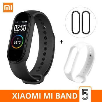

Xiaomi Mi Band 5 Smart Bracelet AMOLED Screen Waterproof Miband 5 Smartband Fitness Traker Bluetooth Sport Smart Band
