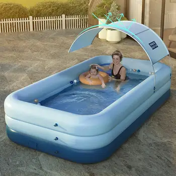 

Automatic Inflation Wireless Child Baby Adult Pump Swimming Pool with Sunshade