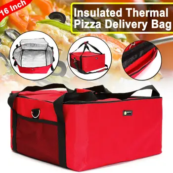 

1*Pizza Food Delivery Bag Insulated Thermal Pizza Food Holds Take-out Storage Delivery Bag 16-Inch High Quality