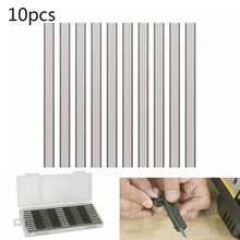 Foxbc 82mm lâminas de plaina, para dewalt metab makita acessórios de ferramentas de carpintaria 3 7/8 "10 peças