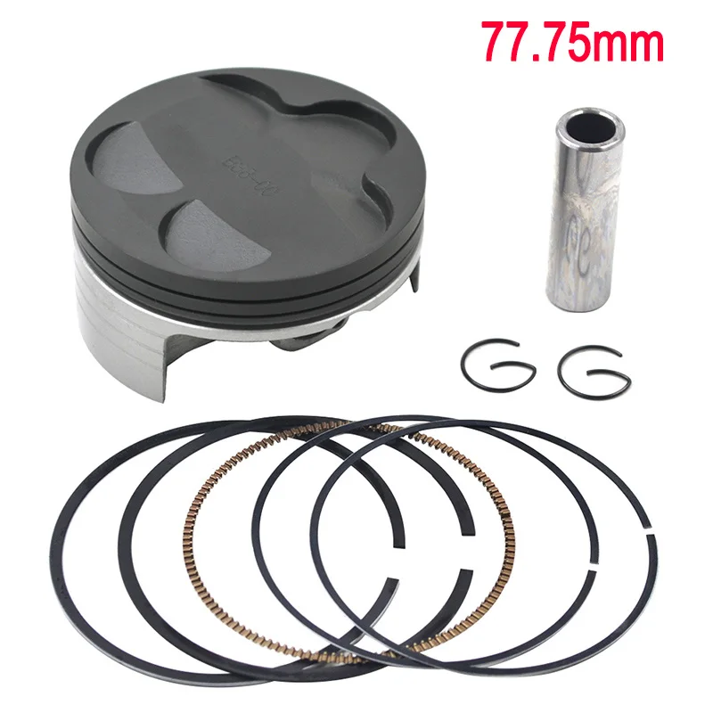 Motorcycle STD~+100 77mm~78mm Piston Rings Kit For YAMAHA YZ250F WR250F YZ250 WR250 YZ WR 250 F 250F 2003 2004 5NL-11631-10-00 - Цвет: 77.75mm Piston Kit