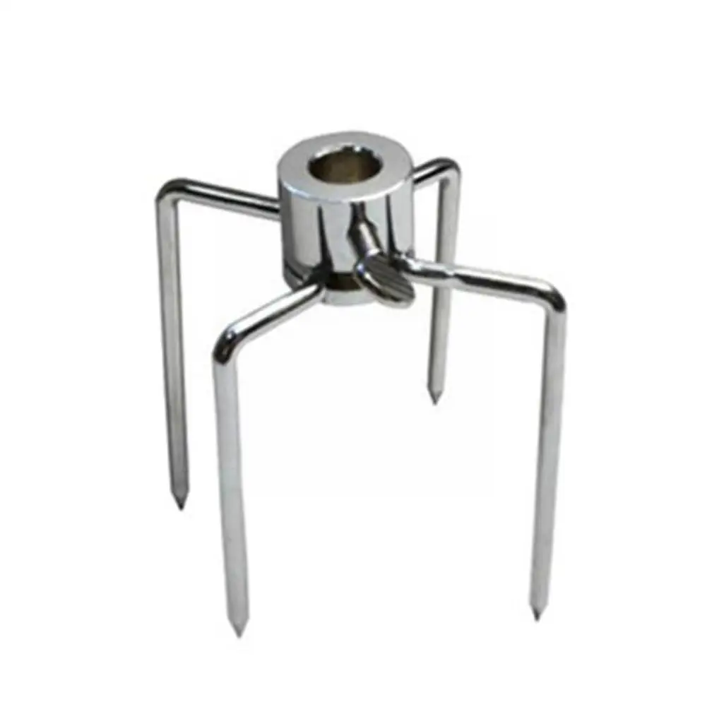Steel Rotisserie BBQ Spit Fork Portable BBQ Forks Grilled Meat Skewer Fork Skewer Chicken Roast Tool Turkey Barbecue Camping