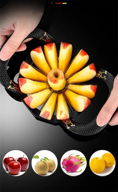 Apple Slicer Paper Cutter Knife Multi Functional Apple Corer Divider  Stainless Steel Pear Fruit Pitaya Chopper With Handle - AliExpress