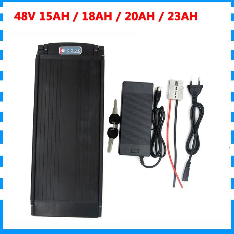 1000W 48 V 20AH задняя стойка батареи 500 Вт Вольт 15AH 18AH Электрический велосипед литий