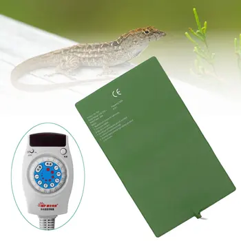 

Aquarium Reptiles Heat Mat Pet Turtle Snakes Heating Warm Pad Green Terrarium Automatic Temp Controller Reptiles Supplies 30/40W