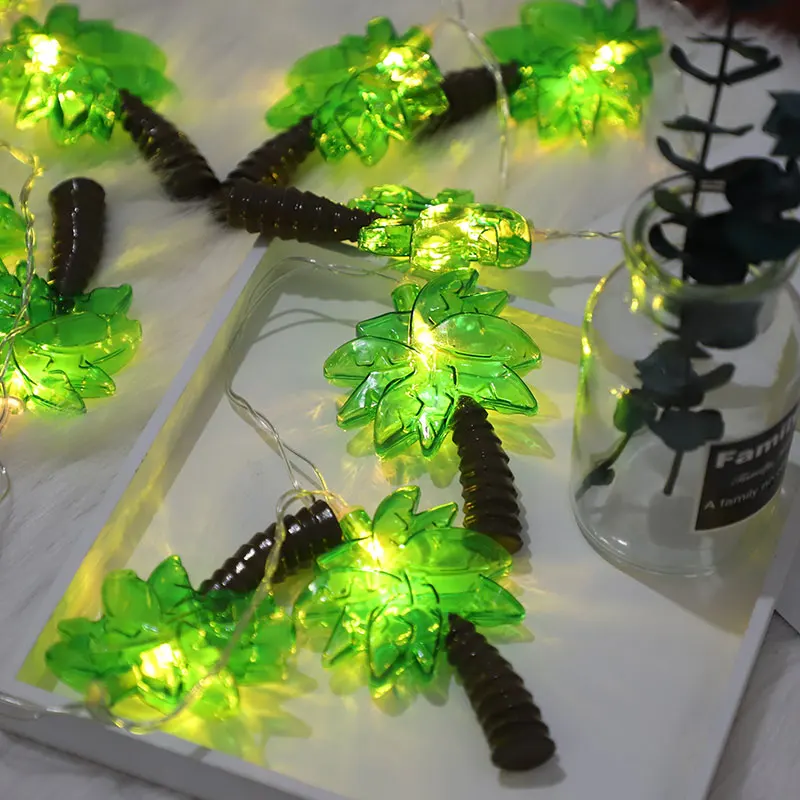 Сказочная Кокосовая елка на батарейках струнные огни Lichterketten 1,5 м светодиодные украшения для рождественской гирлянды на окно год