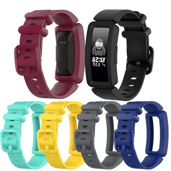 

Colorful Soft Silicone Watch Strap For Fitbit Inspire/Inspire HR/Fitbit ACE2 Smart Bracelet Replacement Wristband
