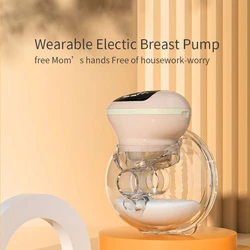 Tire lait électrique à mains libres, portable, collecteur de lait d'allaitement, extracteur automatique de lait rechargeable par USB 