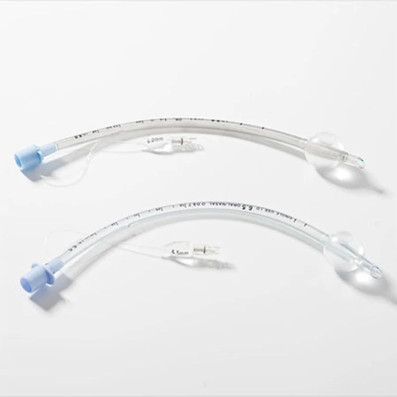 Disposable Endotracheal Tube with Balloon Animal Oral Nasal Intubation Pet Anethesia First Aid Trachea Cannula 2.5mm-8mm 10Pcs