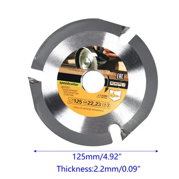 

125mm 3T Circular Multitool Grinder Saw Disc Wood Cutting Disc Wheel For Woodworking High Quality Hot