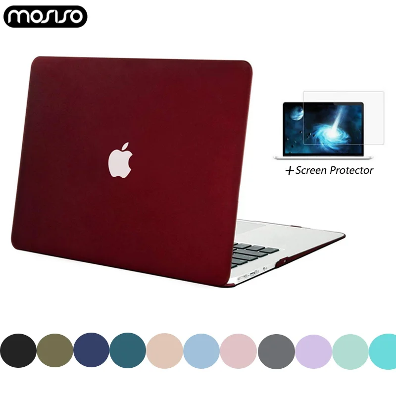 Новый матовый чехол для ноутбука MOSISO Macbook Mac Book Air Pro Retina 11 12 13 15 4 3 дюйма с жестким
