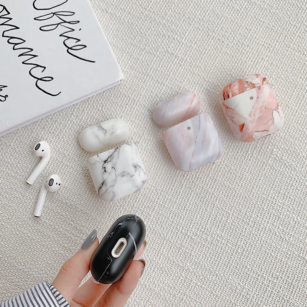 SUYACS футляр для наушников для AirPods 3 2 1 чехол мягкий IMD треснутый мрамор беспроводной Bluetooth чехол для наушников для Apple Air Pods чехол