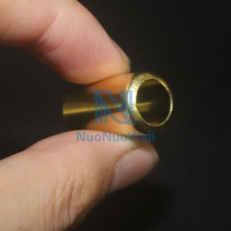 20PCS 고압 파이프 압착 액세서리 11-16MM 황동 파이프 커넥터 호스 압착 도구 구리 슬리브 파이프 배기 커넥터