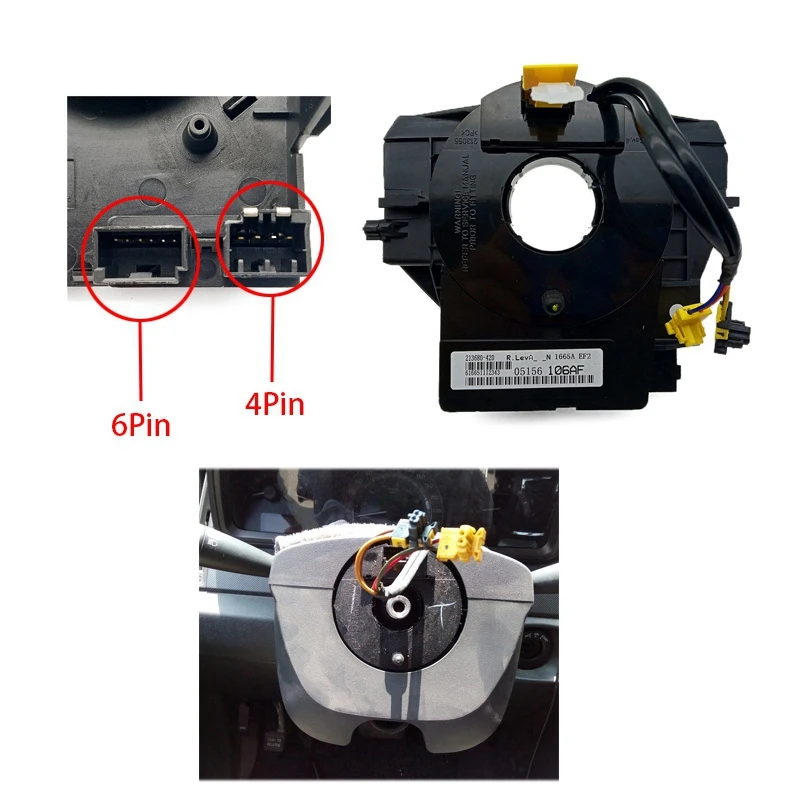 Car Safety Coil Steering Wheel Clockspring Without Sensor for Chrysler Jeep Dodge 2007-2016 5156106AG 5156106AF AG | Автомобили и