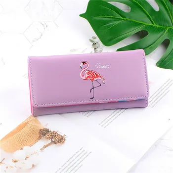 

Free shipping Women Girl Bifold PU Leather Wallet Slim Credit Card Holder Long Clutch Purse Gift