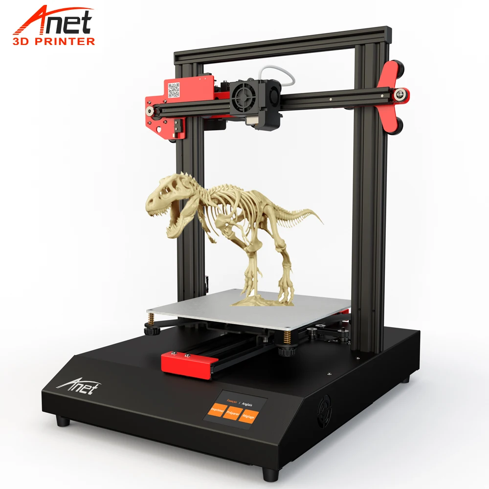 

New Arrival ET4 Anet Metal 3D Printer 3D Kit Auto Leveling & Loading Filament Detection Resume Printing With 8GB Micro SD Card
