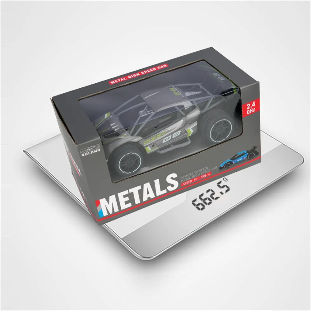 1:16 RC Drift гоночный автомобиль 2,4G 2WD Металлический Высокоскоростной пульт дистанционного управления 600mAh