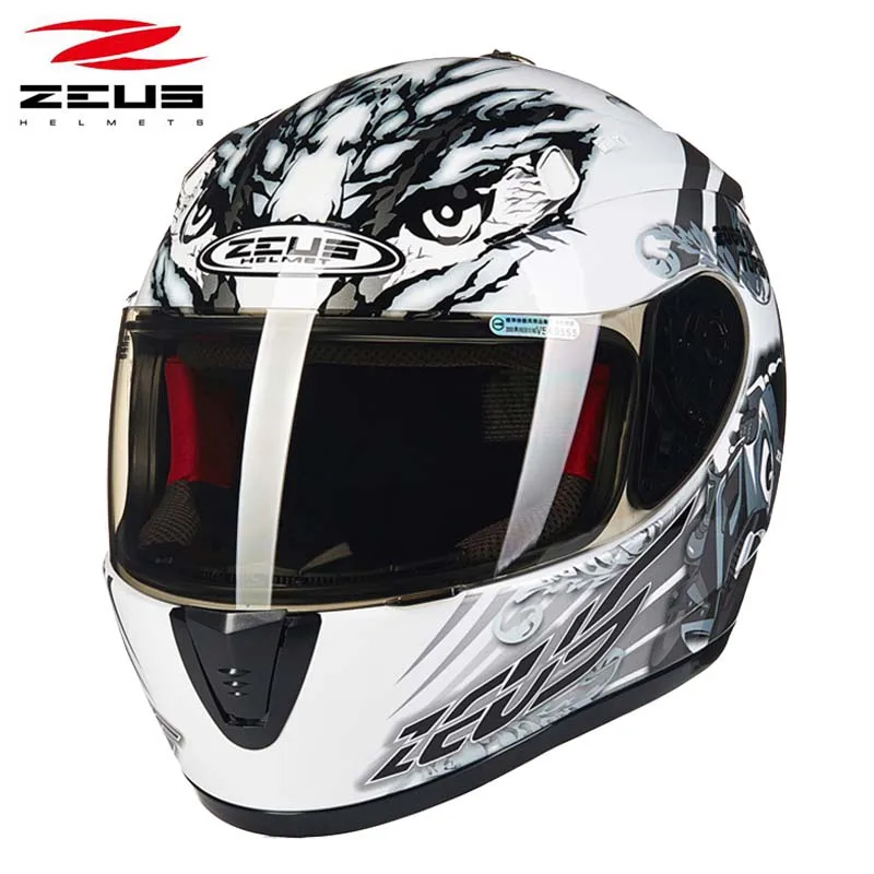 Черный белый для мужчин ZEUS moto rcycle полный шлем лица, Электрический мото rbike moto cross внедорожный шлем для женщин черный красный белый