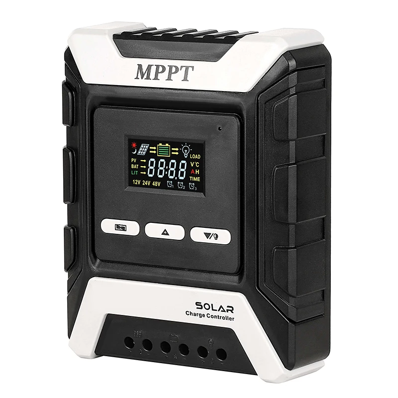 MPPT Solar Laderegler 40A – Mit LCD-Display & 2 USB-Anschlüssen, 12/24V Auto | Für Solaranlagen