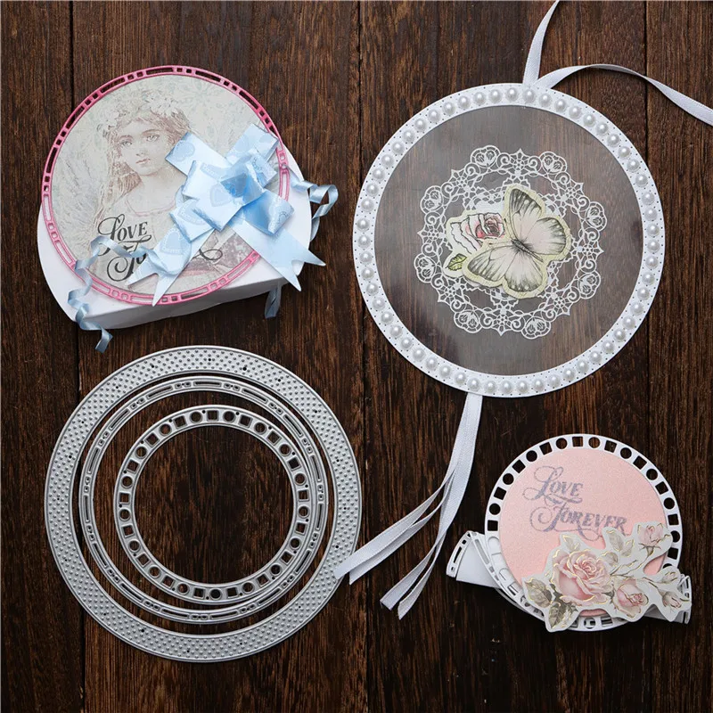 

GJCraft Layer Circle Metal Cutting Die Frame DIY Etching Die New 2020 Crafts Paper Card Making Scrapbook Stamping Template