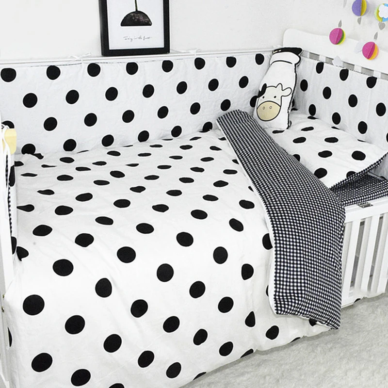 7Pcs Baby Bedding Set Cotton Cribs Bed Linens Kit For Boy Girl Cartoon Includes Pillowcase Bed Sheet Duvet Cover Without Filler 7Pcs Baby Bedding Set Cotton Cribs Bed Linens Kit For Boy Girl Cartoon Includes Pillowcase Bed Sheet Duvet Cover Without Filler