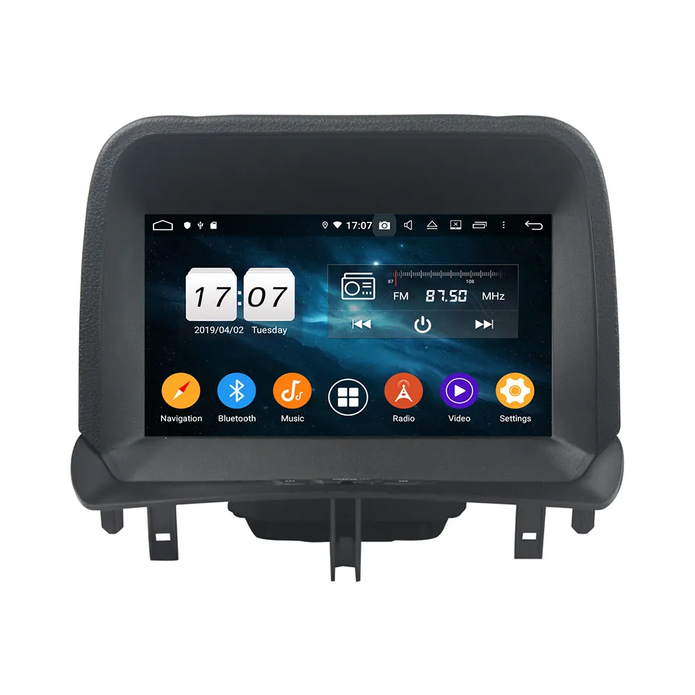 Android 9 4+ 64G DSP ips нет DVD плеер автомобиля gps навигация для Ford Tourneo курьер- радио