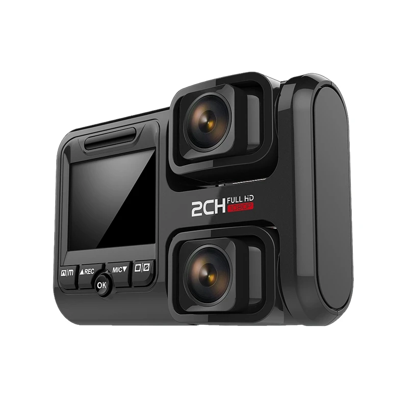 

Dvr Fhd1440P Front Double Cameras Video Recorder Sony323 With Wifi Function Autoregistrant Car Cams Hi-Dden Dash Camera