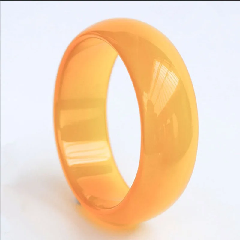 58MM Натуральный бразильский изысканный браслет из агата с медовым халцедоном - Цвет камня: 58MM