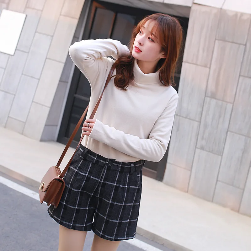 Turtle-Neck Base Shirt Women Long Sleeve Spring New Style Women's Clothing Slim Fit Underwear Sweatshirt Fleece Clothing