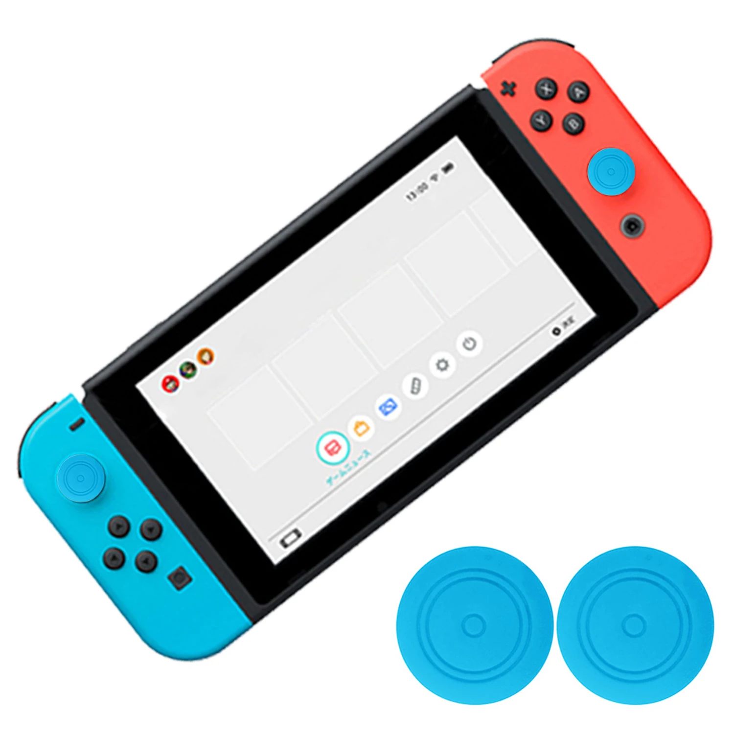 Чехол для переноски Bevigac Прозрачная защитная крышка для экрана Joy-Con втулка накладки на джойстик колпачки usb-кабель для джойстика