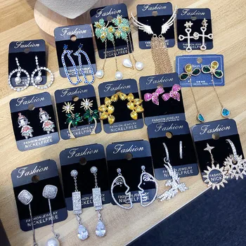 

30 Pairs/lot simple cute women jewelry earrings wholesale 201107-118
