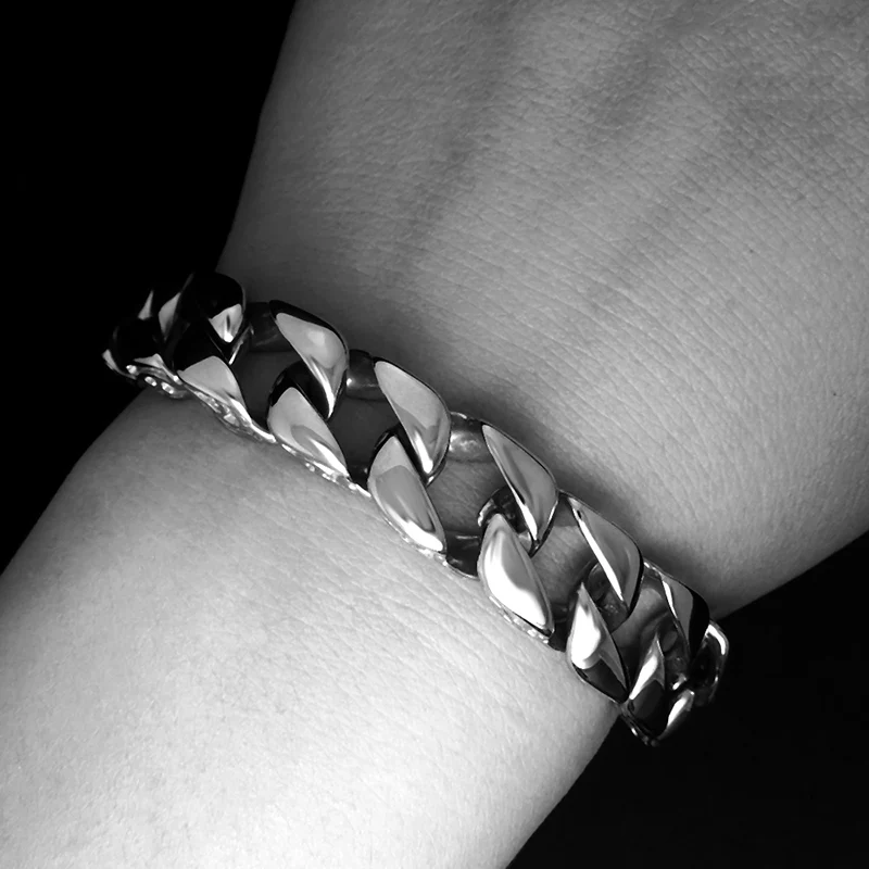 Европейский и американский Ретро Титановый стальной мужской браслет в стиле