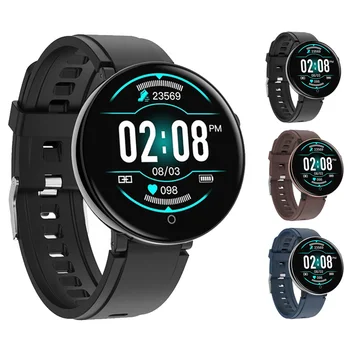 

New DT18 Smart Watch Round Touch Screen Smartwatch Heart Rate Intelligent Fitness Tracker IP67 Sports Fashion Bracelet Men