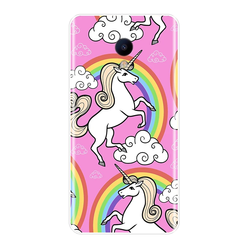 meizu back cover Phone Case For Meizu M2 M3 M5 M6 Note Silicone Soft TPU Back Cover Cute Rainbow Unicorn Meizu M6 M6S M6T M5 M5C M5S M3 M3S M2 cases for meizu belt Cases For Meizu