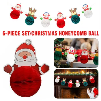 

Christmas Santa Claus Snowman Bunting Banner Garland Xmas Party Decoration Merry Christmas Banner Decoration Hanging Flag