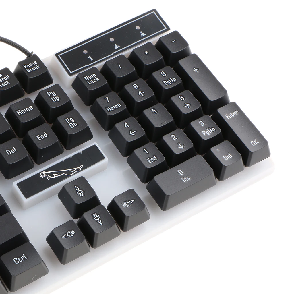 Wired USB Computer Mechanical Feel Backlit Keyboard And Mouse Combo Set For Laptops Desktop Computers Smart TVs Keyboard Mouse