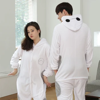 

Cartoon pajamas sexy onesie women flannel animal Pajamas Animal Cosplay One Piece Sleepwear great white acting performance