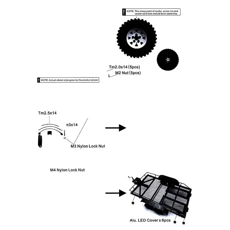 Р/У Машинки прицеп на гусеничном ходу для 1/10 Trx4 осевой Scx10 90046 90047 CC01 D90