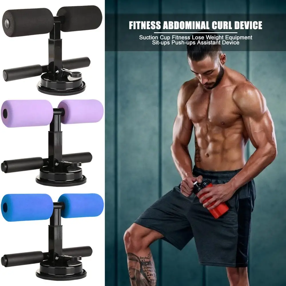 

NEW Sit Up Bar Floor Assistant Abdominal Exercise Stand Ankle Support Trainer Workout Equipment for Home Gym Fitness Travel Gear