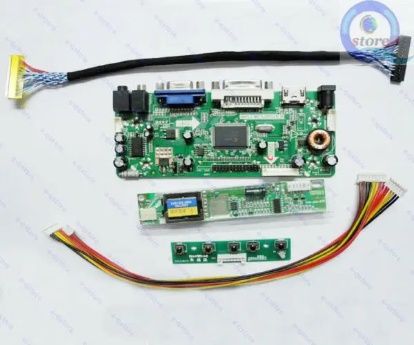 E qstore: превратите LP141WX1(TL)(A2) LP141WX1 TLA2 панель в монитор HDMI + DVI VGA Lvds Lcd драйвер