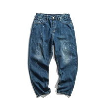 Американские ретро брюки мужские осенние модные повседневные брюки свободные прямые брюки мужская одежда Уличная Брюки мужские DD6CK